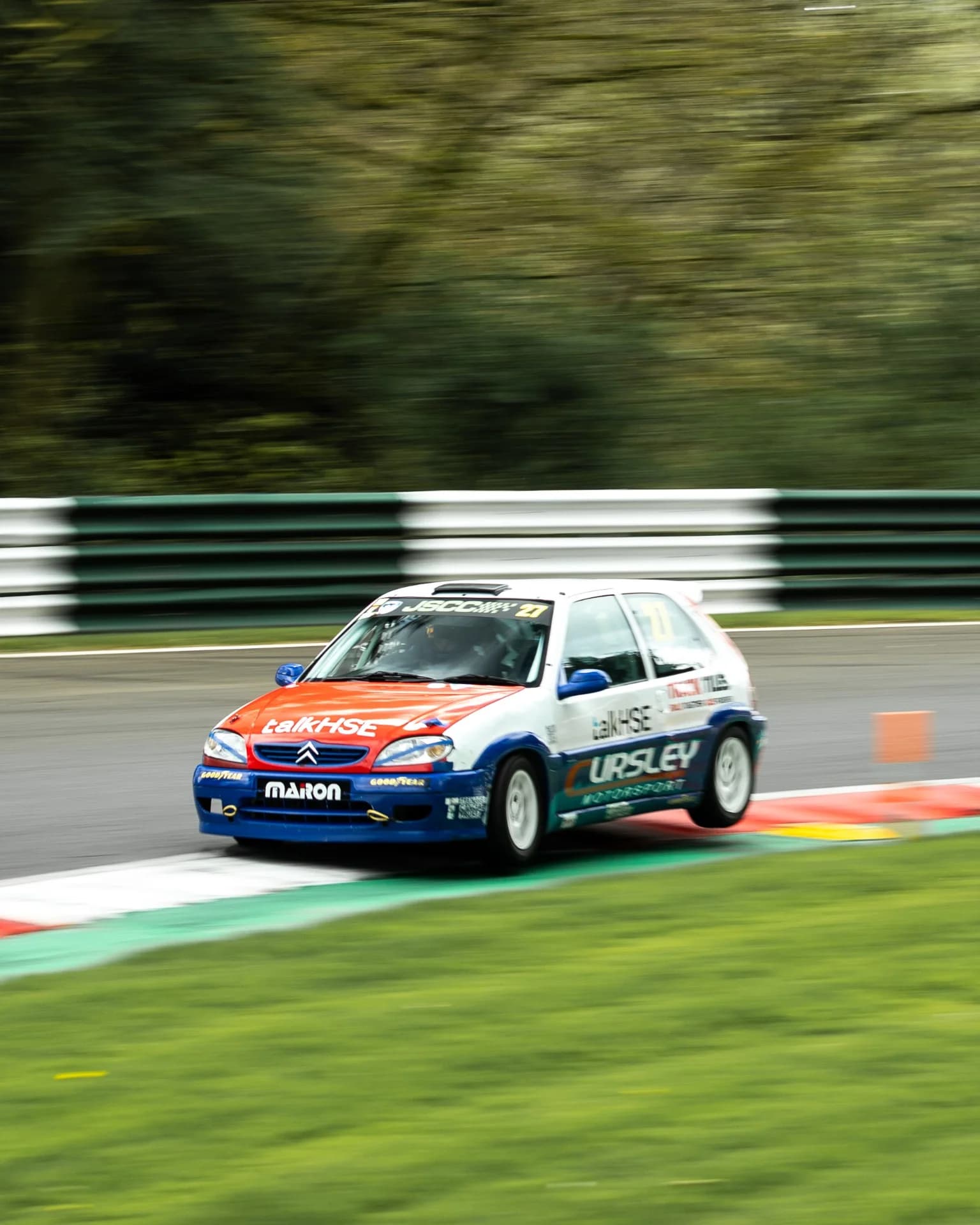 Matthew Swatton on track at Cadwell Park
